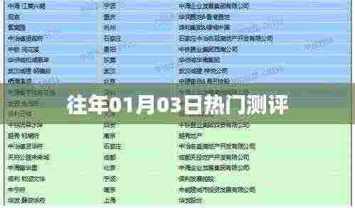 往年一月初热门测评概览