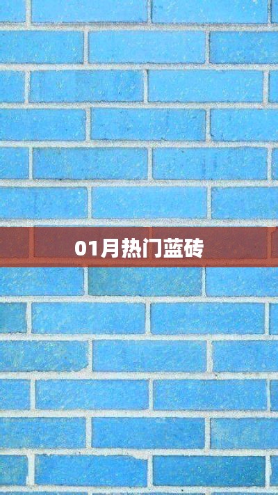 蓝砖热潮来袭,一月热门盘点!