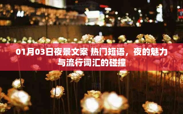 夜魅力碰撞流行词汇,热门夜景文案欣赏