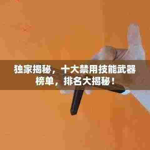 独家揭秘,十大禁用技能武器榜单,排名大揭秘!