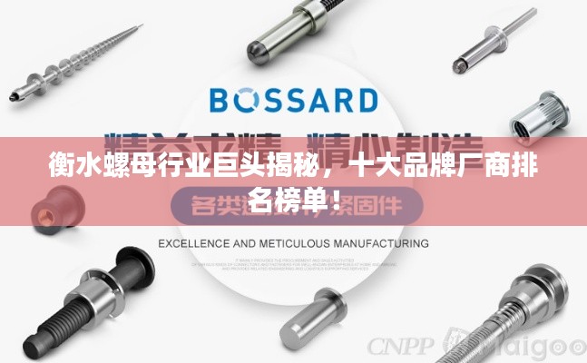 衡水螺母行业巨头揭秘,十大品牌厂商排名榜单!