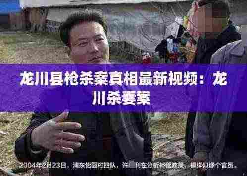 龙川县枪杀案真相最新视频:龙川杀妻案