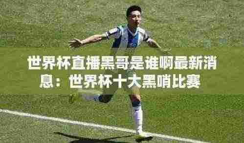 世界杯直播黑哥是谁啊最新消息:世界杯十大黑哨比赛