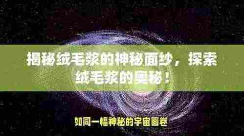 揭秘绒毛浆的神秘面纱,探索绒毛浆的奥秘!