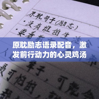 原耽励志语录配音,激发前行动力的心灵鸡汤