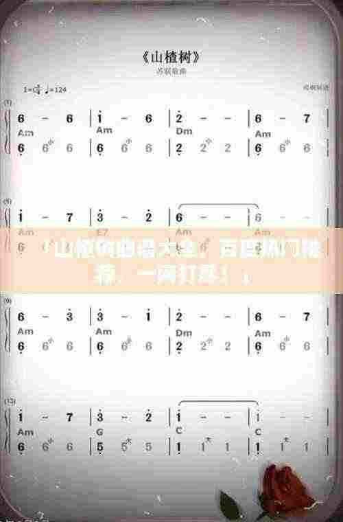 「山楂树曲谱大全,百度热门推荐,一网打尽!」