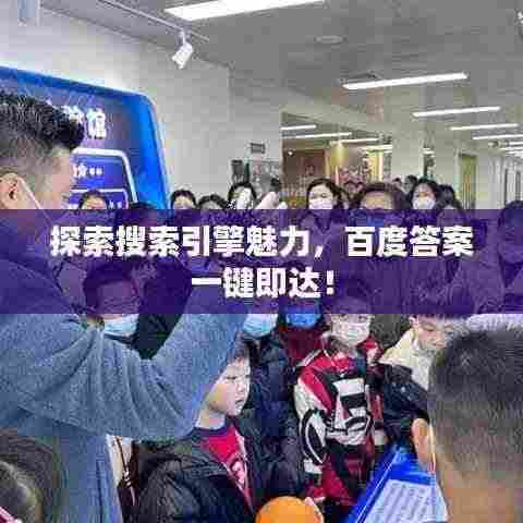 探索搜索引擎魅力,百度答案一键即达!