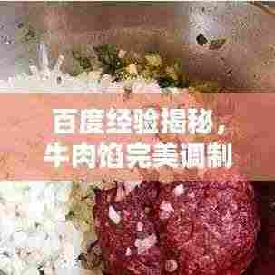 百度经验揭秘,牛肉馅完美调制秘诀