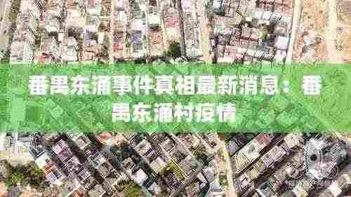 番禺东涌事件真相最新消息：番禺东涌村疫情 