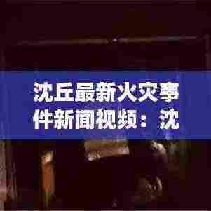 沈丘最新火灾事件新闻视频:沈丘大事件
