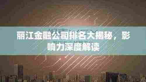 丽江金融公司排名大揭秘，影响力深度解读