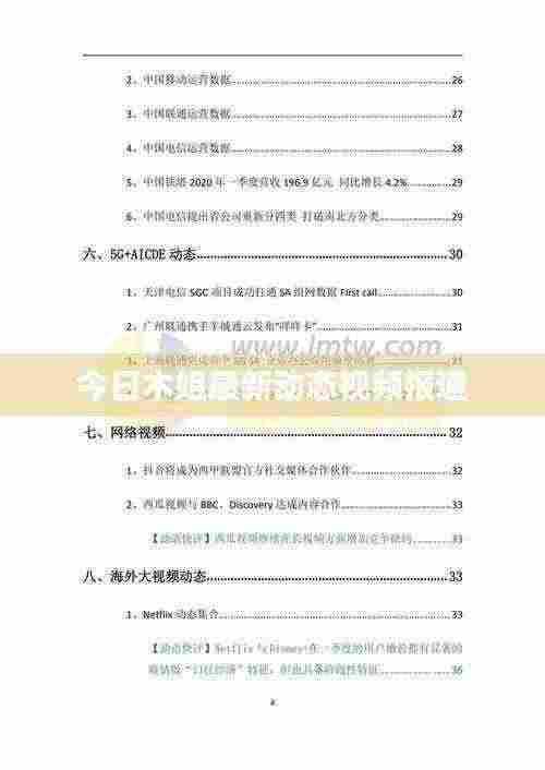 今日木姐最新动态视频报道