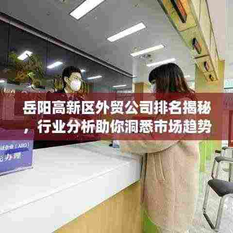 岳阳高新区外贸公司排名揭秘,行业分析助你洞悉市场趋势