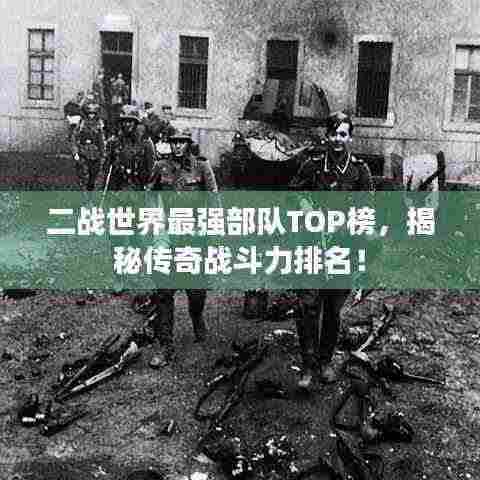 二战世界最强部队TOP榜,揭秘传奇战斗力排名!
