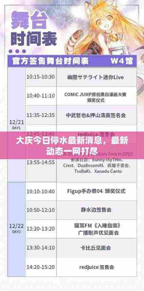 大庆今日停水最新消息,最新动态一网打尽