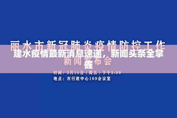建水疫情最新消息速递，新闻头条全掌握