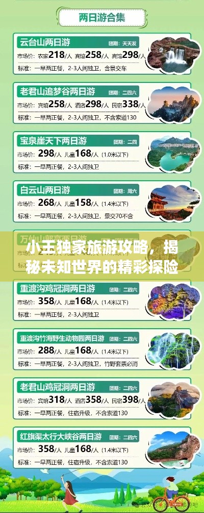小王独家旅游攻略，揭秘未知世界的精彩探险之旅！
