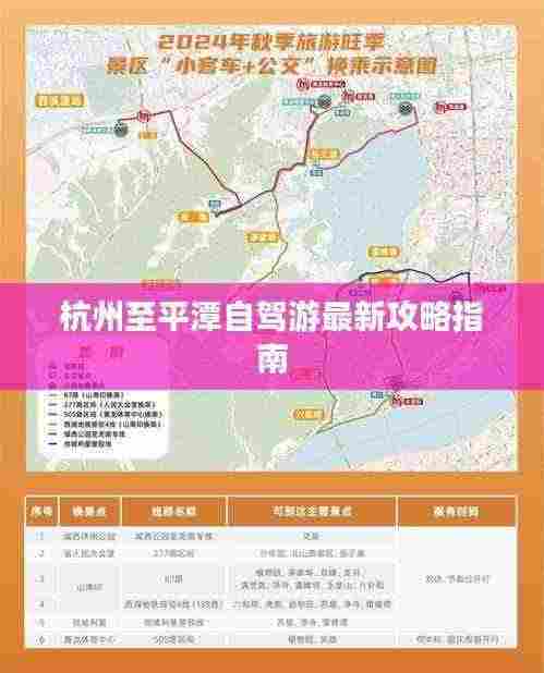 杭州至平潭自驾游最新攻略指南