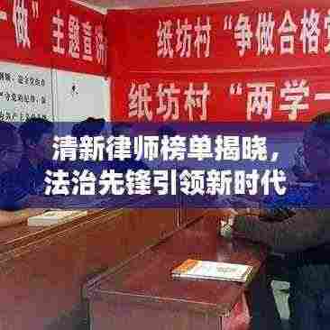 清新律师榜单揭晓,法治先锋引领新时代,十大精英排名一览无余