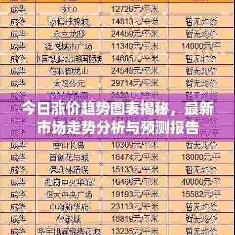 今日涨价趋势图表揭秘,最新市场走势分析与预测报告