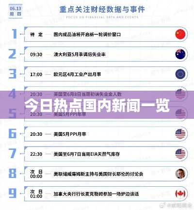 今日热点国内新闻一览
