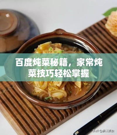 百度炖菜秘籍,家常炖菜技巧轻松掌握