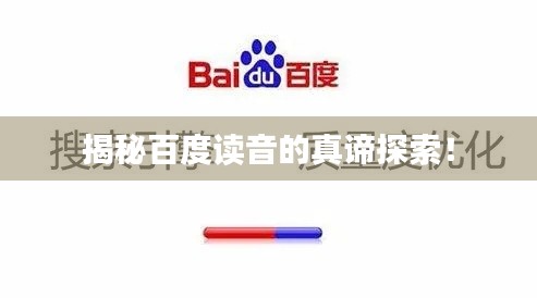 揭秘百度读音的真谛探索!