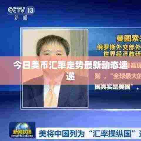 今日美币汇率走势最新动态速递