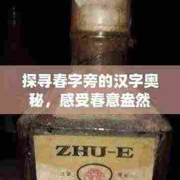 探寻春字旁的汉字奥秘，感受春意盎然的文化韵味