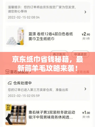 京东纸巾省钱秘籍,最新薅羊毛攻略来袭!