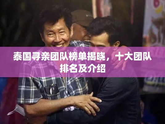 泰国寻亲团队榜单揭晓,十大团队排名及介绍