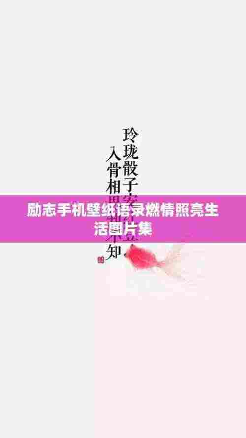 励志手机壁纸语录燃情照亮生活图片集