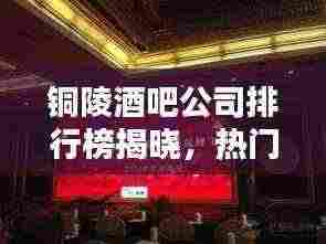 铜陵酒吧公司排行榜揭晓，热门酒吧一览，你Pick哪一家？