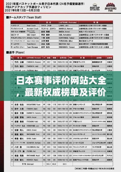 日本赛事评价网站大全,最新权威榜单及评价一网打尽
