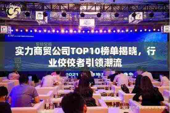实力商贸公司TOP10榜单揭晓,行业佼佼者引领潮流