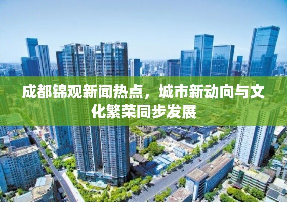 成都锦观新闻热点,城市新动向与文化繁荣同步发展