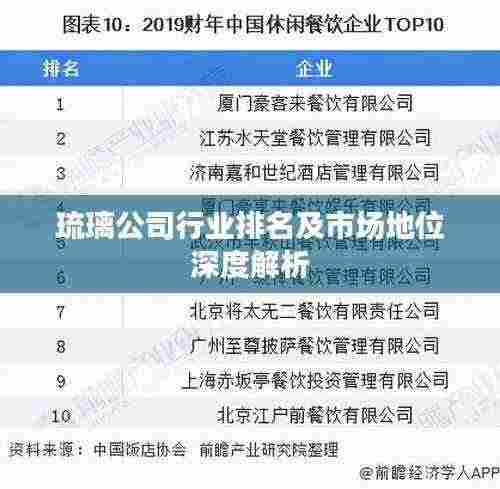 琉璃公司行业排名及市场地位深度解析