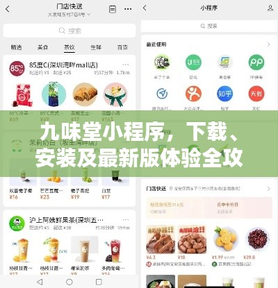 九味堂小程序，下载、安装及最新版体验全攻略
