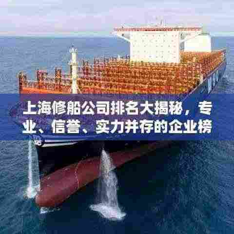 上海修船公司排名大揭秘，专业、信誉、实力并存的企业榜单！