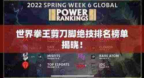 世界拳王剪刀脚绝技排名榜单揭晓!