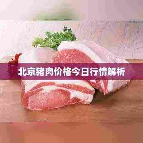 北京猪肉价格今日行情解析