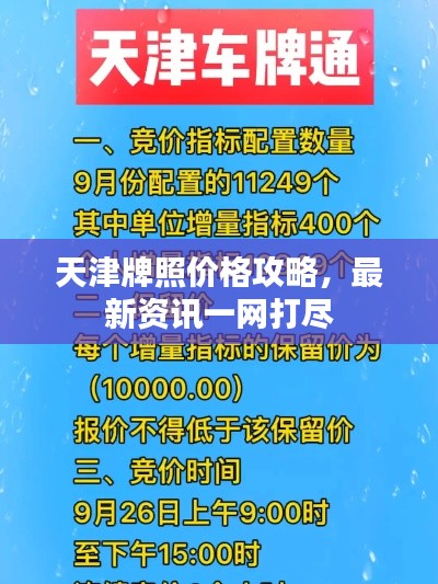 天津牌照价格攻略,最新资讯一网打尽