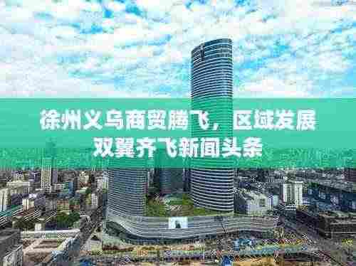 徐州义乌商贸腾飞，区域发展双翼齐飞新闻头条