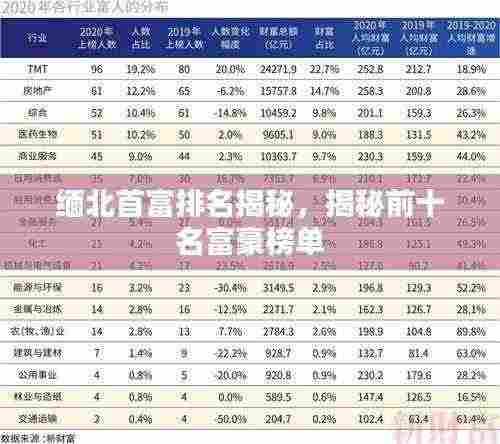 缅北首富排名揭秘，揭秘前十名富豪榜单