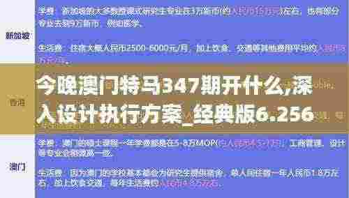 今晚澳门特马347期开什么,深入设计执行方案_经典版6.256